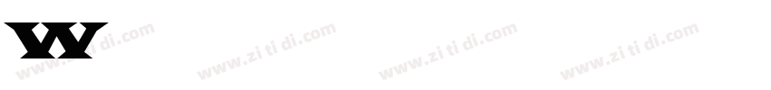 Wide latin字体转换